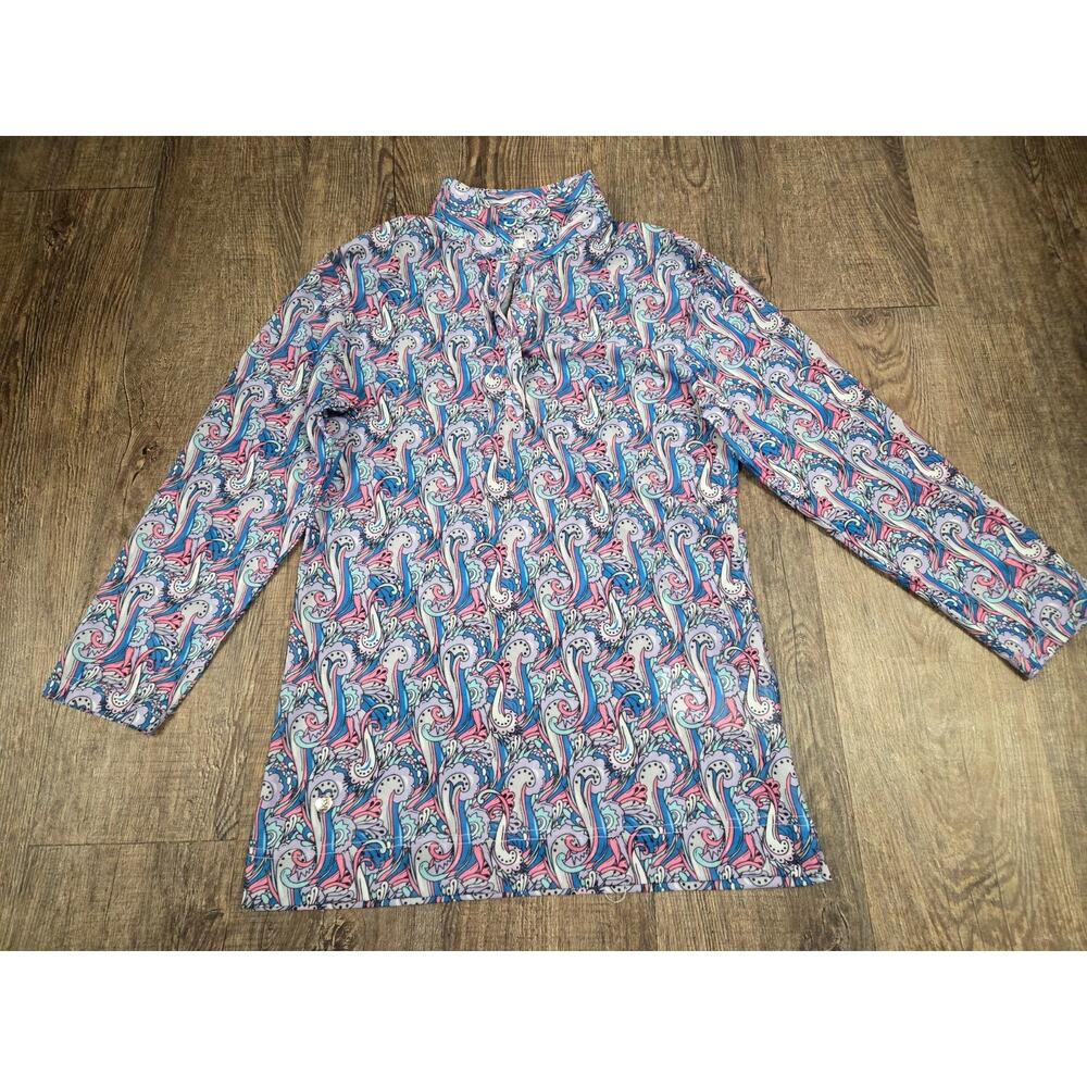 Daily Sports Hype Mesh Ladies 3/4 Sleeve Polo Shirt Golf Semi-Sheer Small Sweden